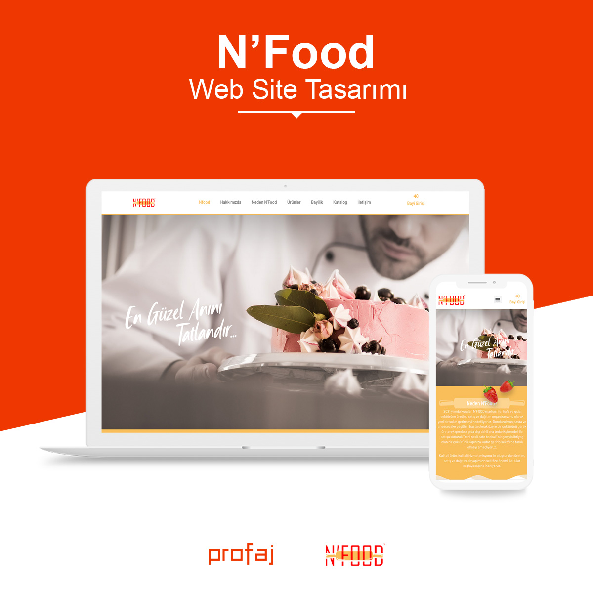 N Food Website Tasar M Profaj Dijital Pazarlama Ve Reklam Ajans